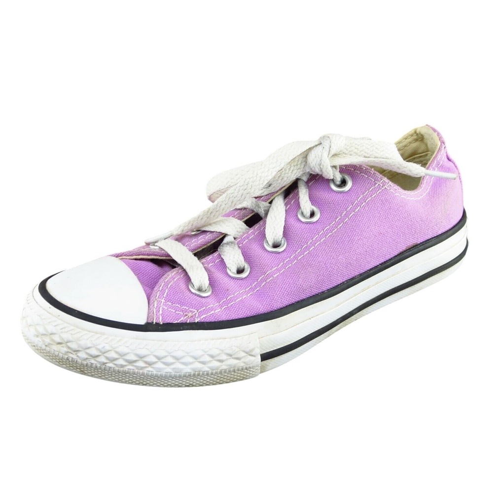 Converse All Star Toddler  13.5‎  Purple Low top Fabric 355576f